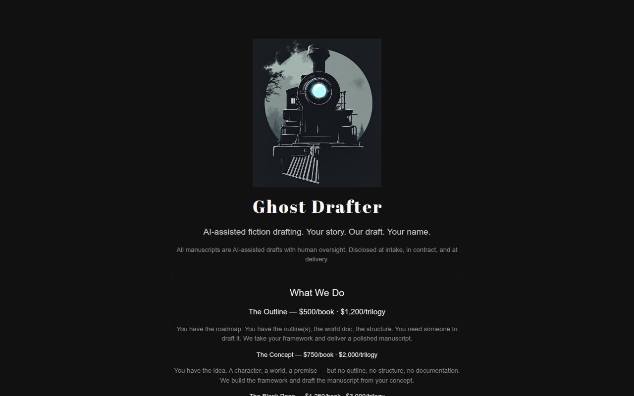 Ghostdraft Form Ghost Drafter